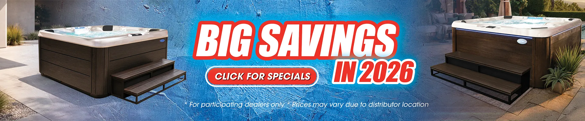 Calspas hot tub being used in a family setting - Carterville