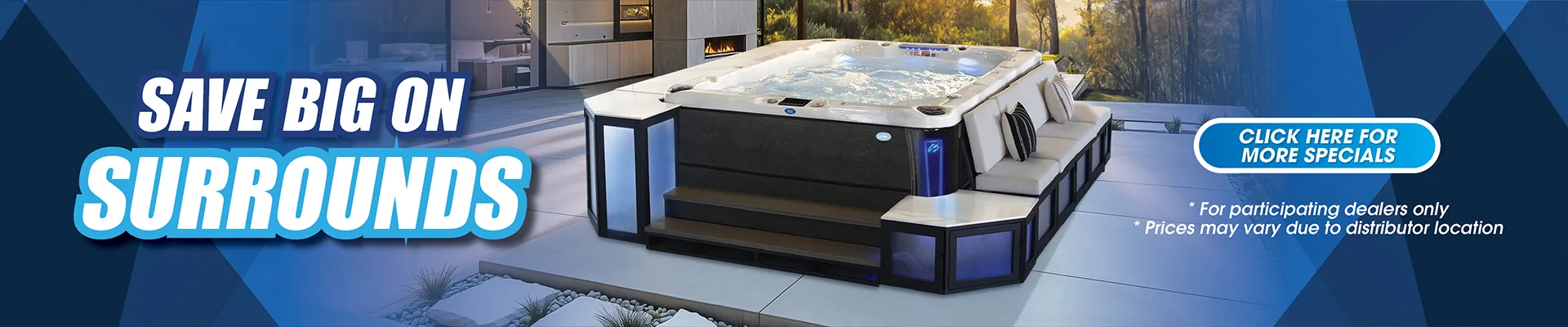 Calspas hot tub being used in a family setting - Carterville