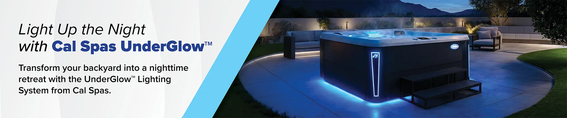 Calspas hot tub being used in a family setting - Carterville